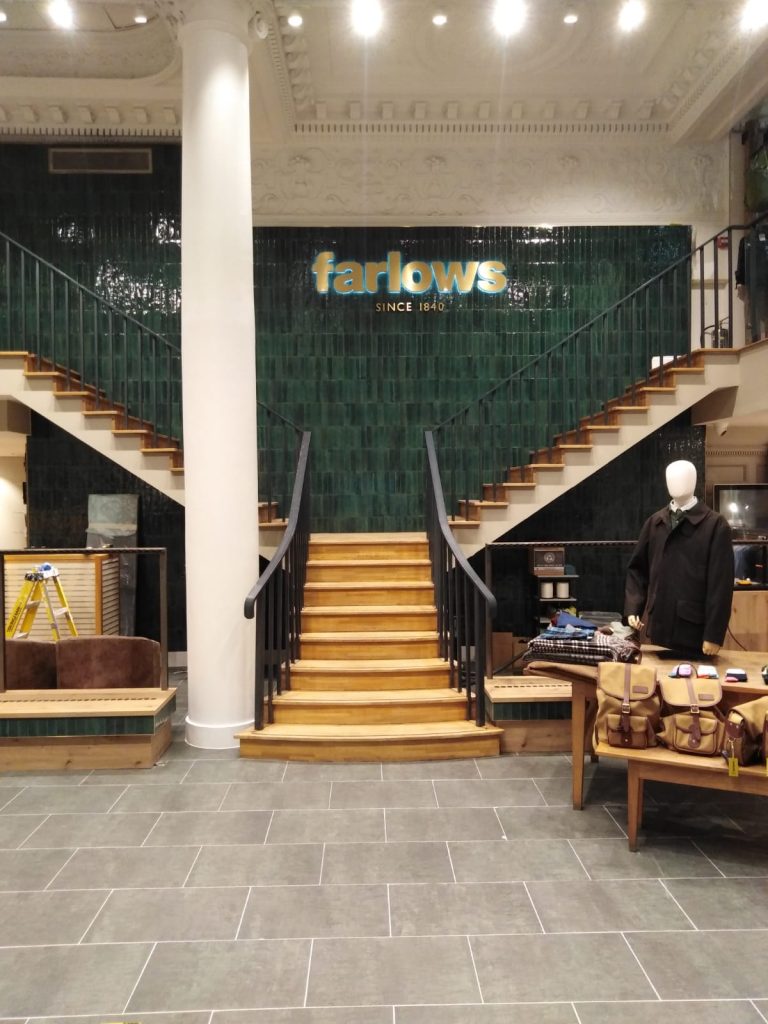 Farlows Retail Store Fit Out, London
